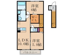 プランドールMの物件間取画像